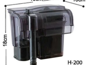 Dophin H200 Askı Şelale Filtre 370 L/H